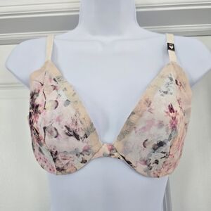 Victoria's Secret Floral Print Bra, Size 34D